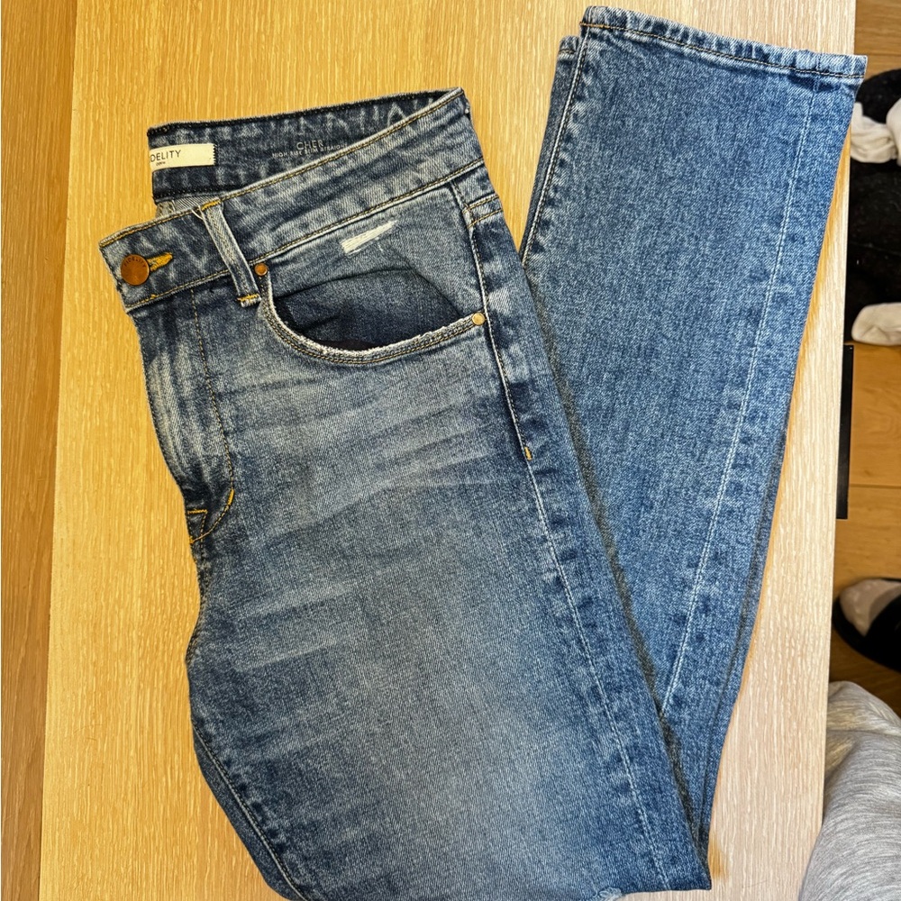 Fidelity Cher Denim High Rise Jeans